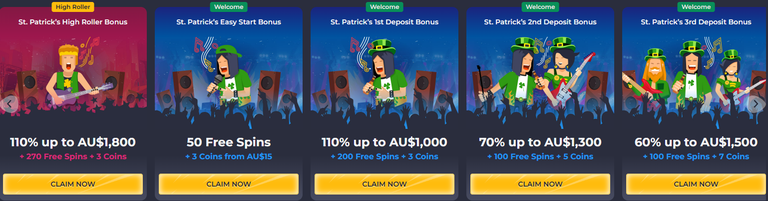 Rolling Slots Casino Bonus Offers